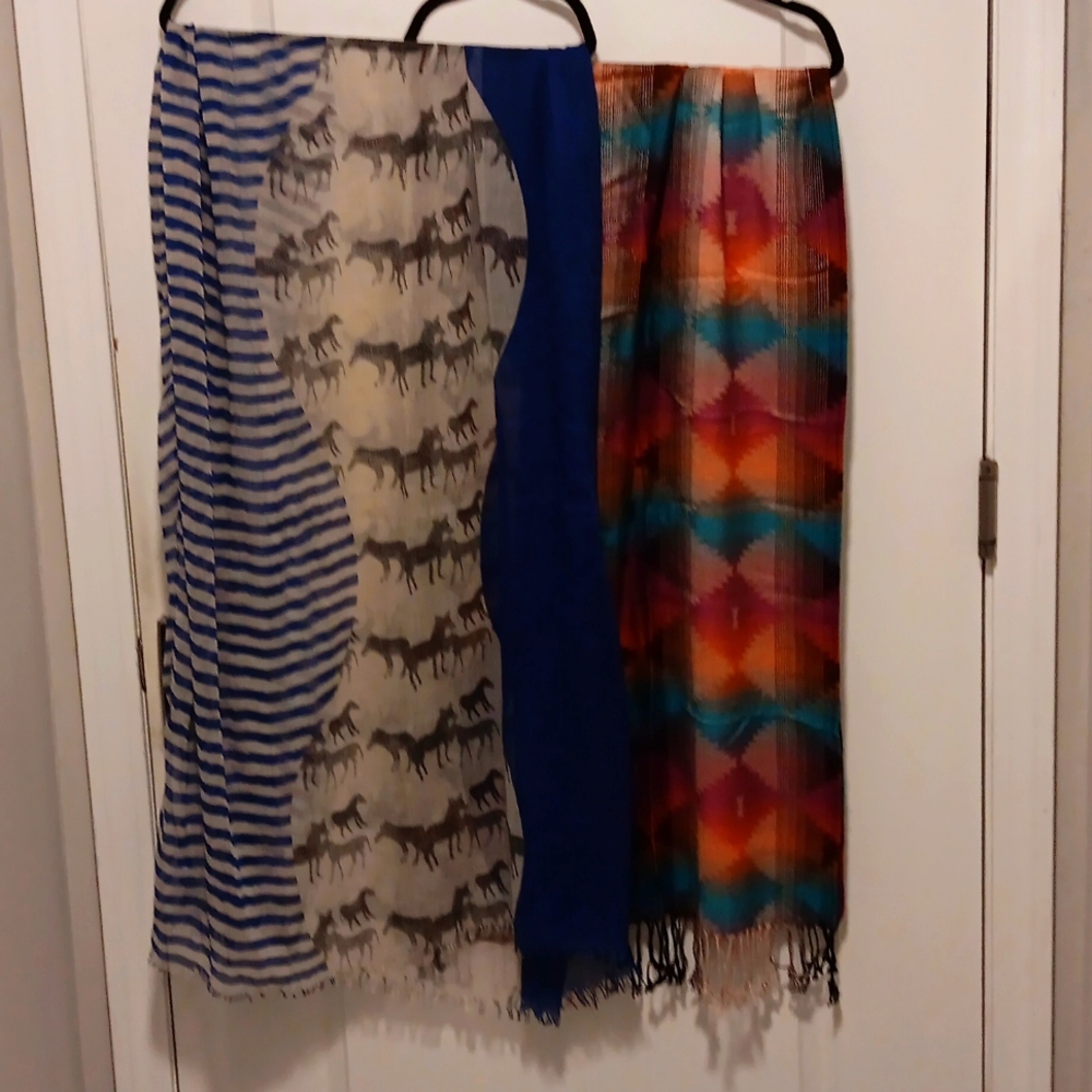 Scarves Zebras and Aztec Scarf